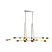 Elk Sabine Textured White 10 Light Chandelier 69316/10 - Chandeliers