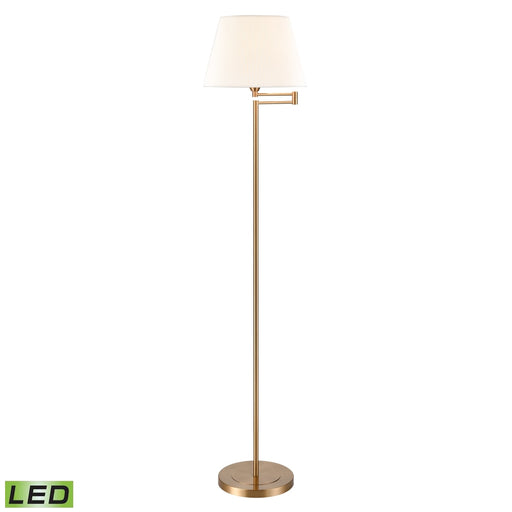Elk Scope Aged Brass LED 1 Light Floor Lamp S0019-9606-LED - Floor Lamps