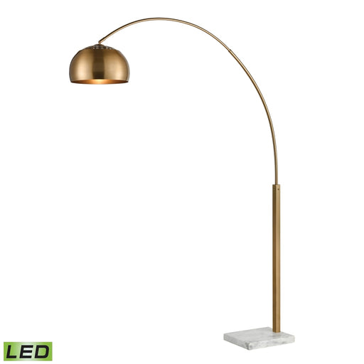 Elk Solar Flair Aged Brass LED 1 Light Floor Lamp D3591-LED - Floor Lamps