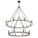 Elk Transitions Oil Rubbed Bronze 16 Light Chandelier 12320/8+8 - Chandeliers