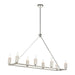 Elk White Stone Polished Nickel 8 Light Chandelier 69348/8 - Chandeliers