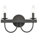 Elk Williamson Black 2 Light Vanity Light 75074/2 - Bath & Vanity