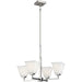 Ellis Harper Brushed Nickel LED Chandelier - Chandeliers