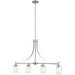 Elmwood Park Brushed Nickel LED Island Pendant - Pendants