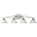 Elysburg Satin Nickel Vanity Light - Bath & Vanity
