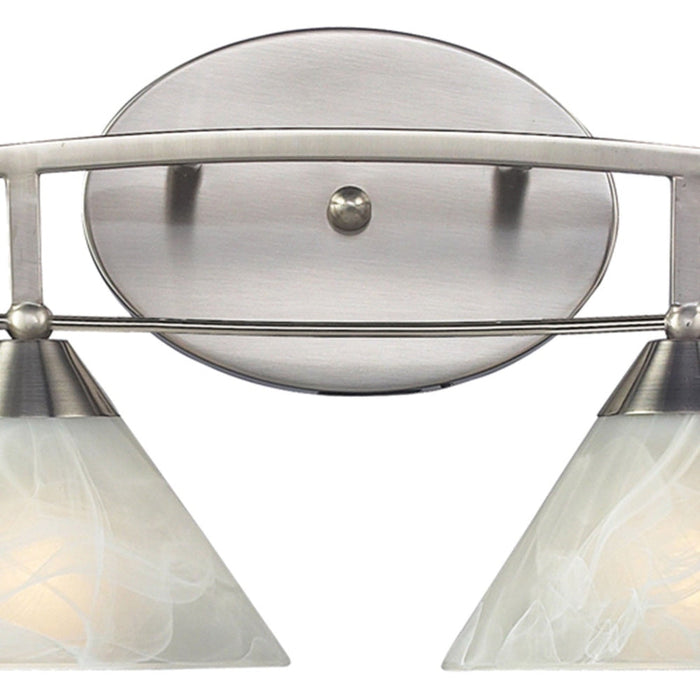 Elysburg Satin Nickel Vanity Light - Bath & Vanity