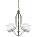 Emmons Brushed Nickel Chandelier - Chandeliers