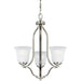 Emmons Brushed Nickel Chandelier - Chandeliers