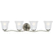 Emmons Brushed Nickel LED Vanity Fixture - Bath & Vanity