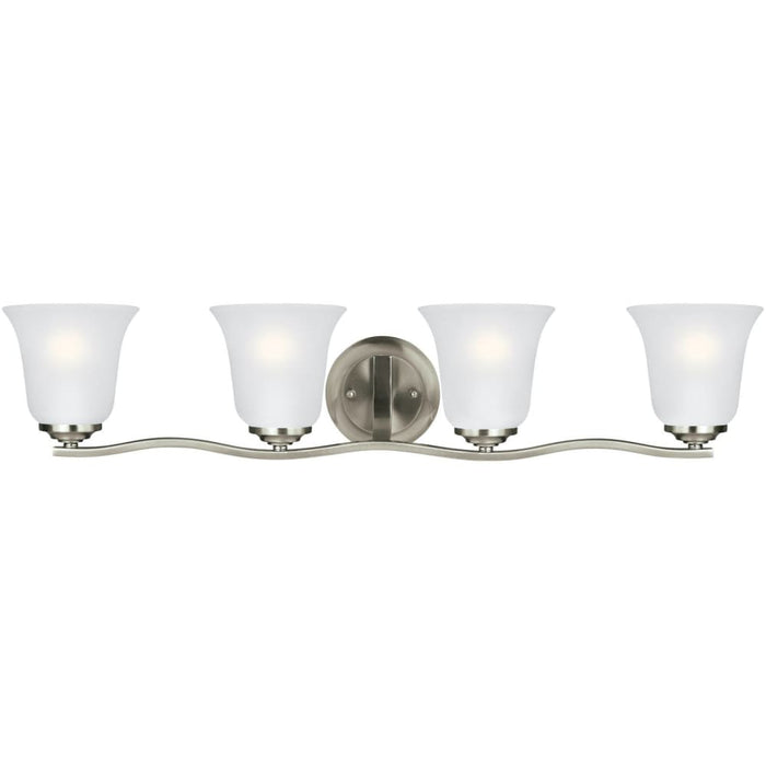 Emmons Brushed Nickel Vanity Fixture - Bath & Vanity