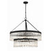 Emory Black Forged 9 Light Chandelier Crystorama EMO-5408-BF