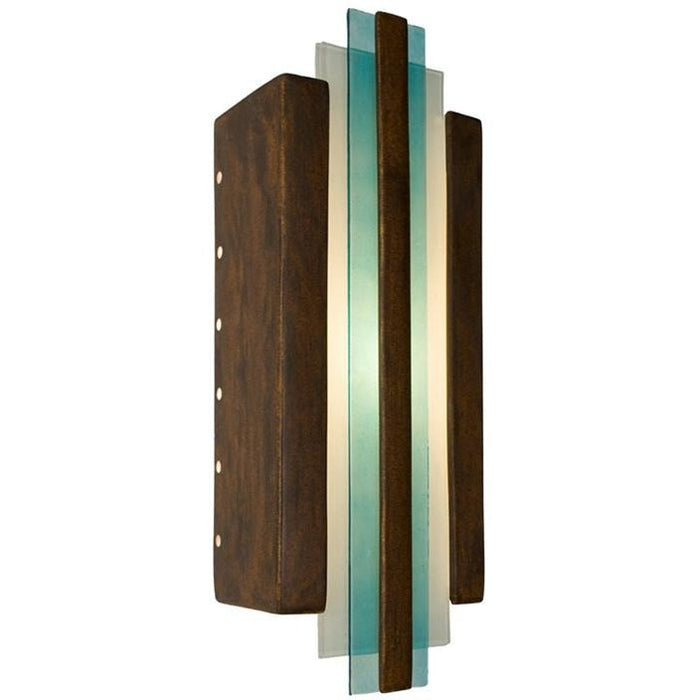 Empire Butternut and Turquoise Wall Sconce - Wall Sconce