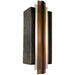 Empire Gunmetal and Rosewood Wall Sconce - Wall Sconce