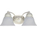 Empire Textured White Wall Sconce - Wall Sconce