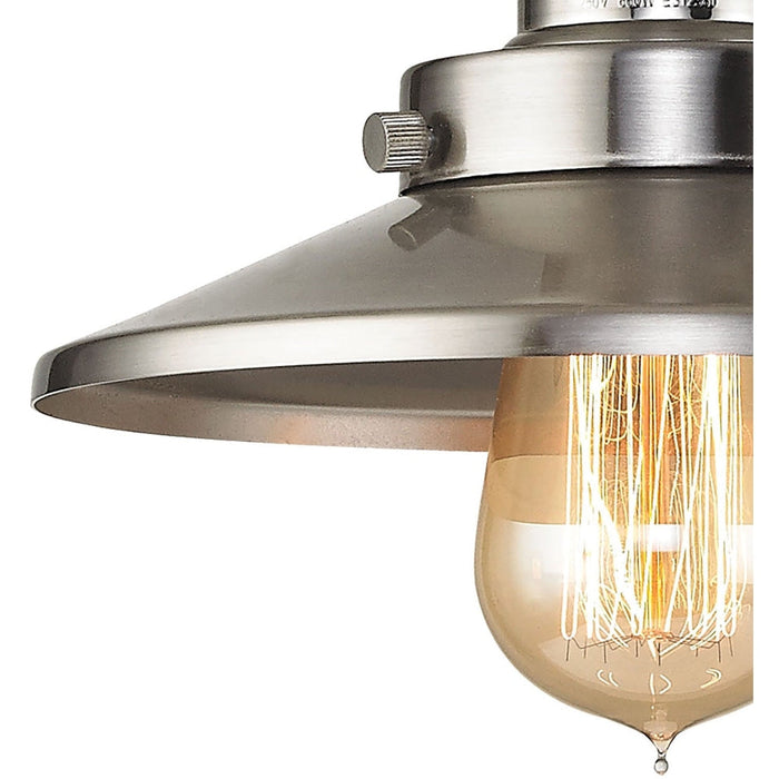 English Pub Satin Nickel Vanity Light - Bath & Vanity