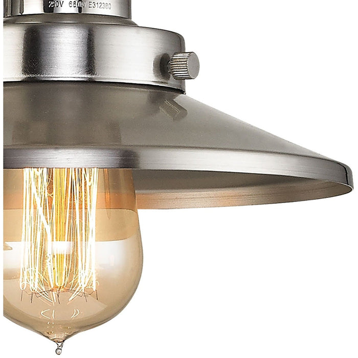 English Pub Satin Nickel Vanity Light - Bath & Vanity