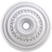 English Study White Medallion - Medallion
