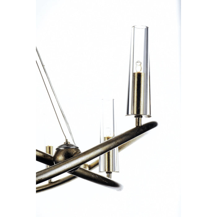 Entwine Golden Silver Chandelier - Chandeliers
