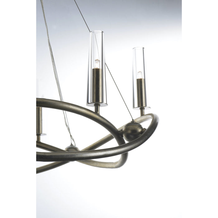 Entwine Golden Silver Chandelier - Chandeliers