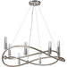 Entwine Golden Silver Chandelier - Chandeliers