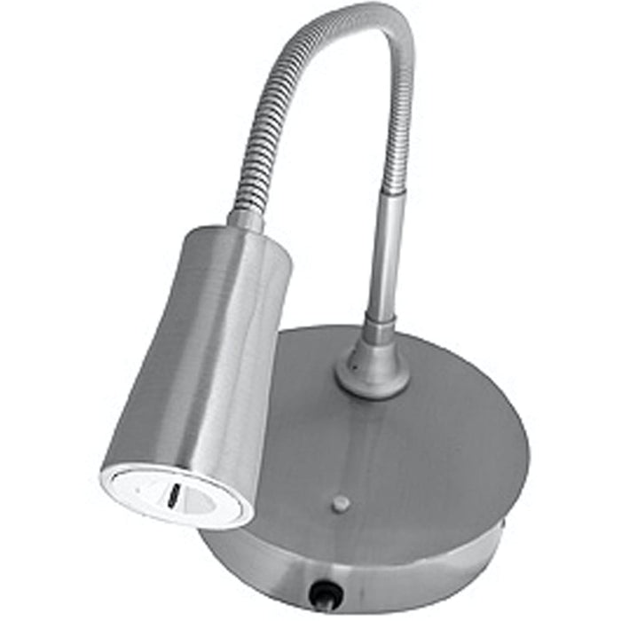 Epiphanie Brushed Steel LED Vanity - Bath & Vanity