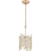 Equilibrium Matte Gold Polished Nickel Mini Pendant - Mini-Pendants