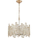 Equilibrium Matte Gold Polished Nickel Pendant - Pendants