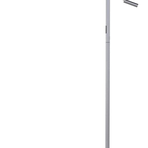 Equo Floor Lamp (Cool Light; Silver) - Floor Lamps