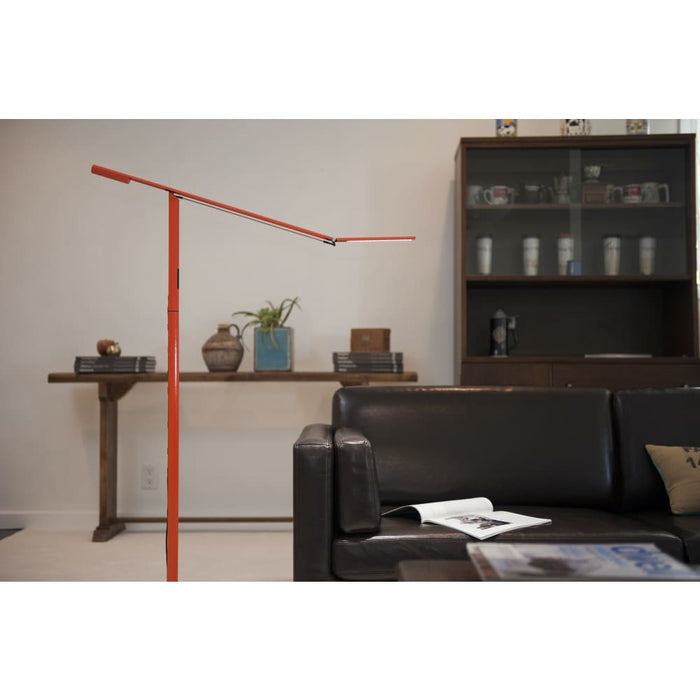 Equo Floor Lamp (Warm Light; Silver) - Floor Lamp