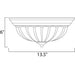 Essentials - 583x Satin Nickel Flush Mount - Flushmounts