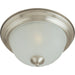 Essentials - 583x Satin Nickel Flush Mount - Flushmounts