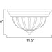 Essentials - 583x Satin Nickel Flush Mount - Flushmounts
