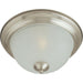 Essentials - 583x Satin Nickel Flush Mount - Flushmounts