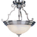 Essentials - 584x Satin Nickel Semi-Flush Mount - Semi-Flushmounts