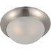 Essentials - 5850 Satin Nickel Flush Mount - Flushmounts
