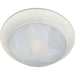 Essentials - 5850 Textured White Flush Mount - Flushmounts