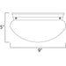 Essentials - 588x Oil Rubbed Bronze Flush Mount - Flushmounts