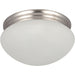 Essentials - 588x Satin Nickel Flush Mount - Flushmounts