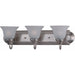 Essentials - 801x Satin Nickel Bath Vanity - Bath Vanity