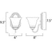 Essentials - 801x Satin Nickel Wall Sconce - Wall Sconce