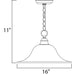 Essentials - 9106x Satin Nickel Single Pendant - Pendants