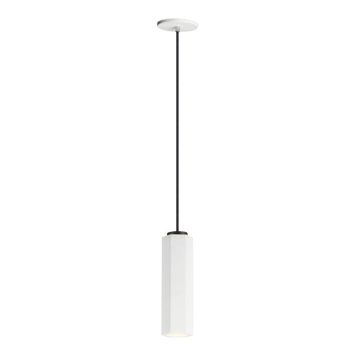 ET2 Allen White Black 1 Light LED Pendant E25037-WTBK