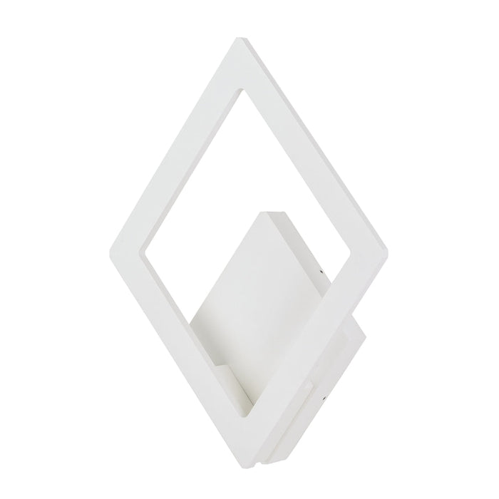 ET2 Alumilux Rhombus White LED 1 Light Outdoor Wall Mount E41493-WT - Outdoor Wall Mounts
