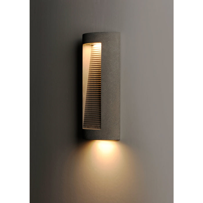 ET2 Boardwalk Greystone 2 Light LED Wall Sconce E14382-GSN - Wall Sconce