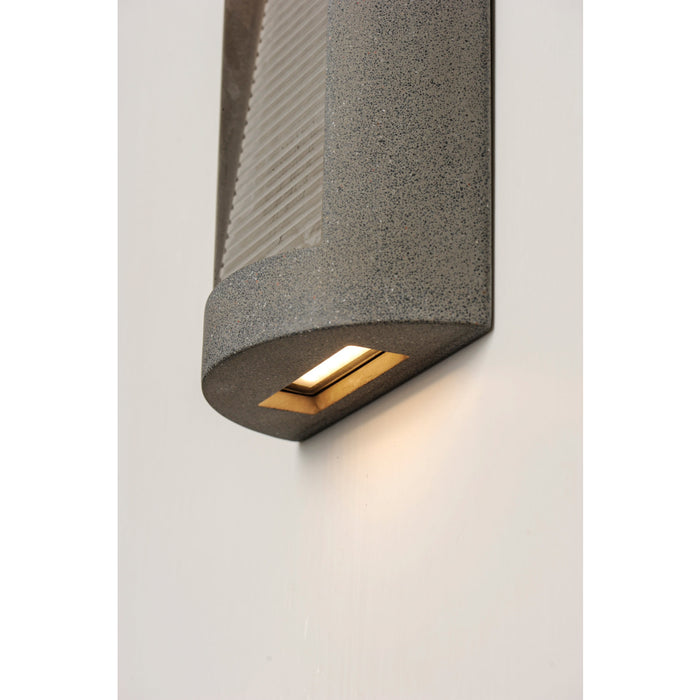 ET2 Boardwalk Greystone 2 Light LED Wall Sconce E14382-GSN - Wall Sconce