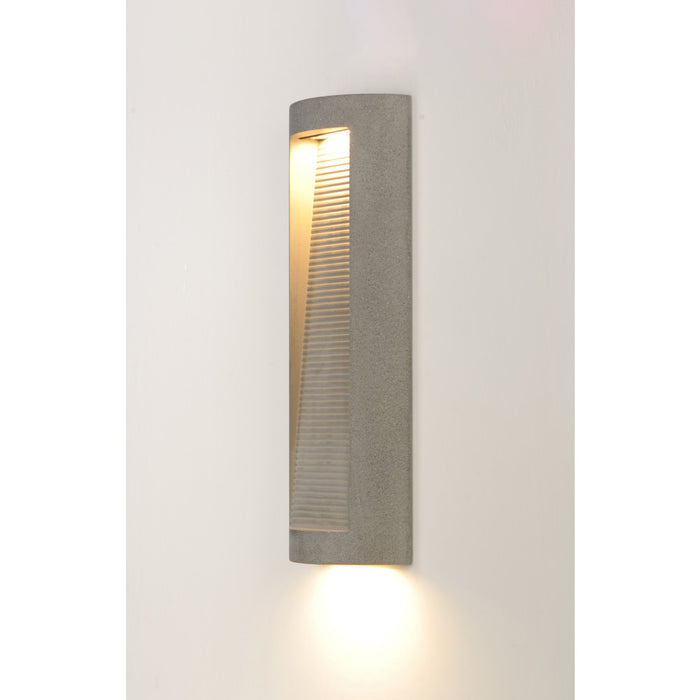 ET2 Boardwalk Greystone 2 Light LED Wall Sconce E14384-GSN - Wall Sconce