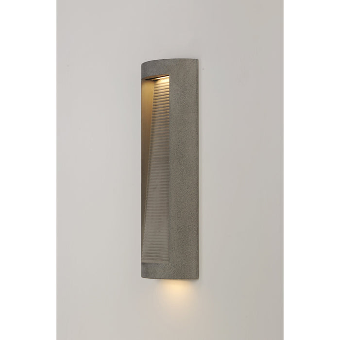 ET2 Boardwalk Greystone 2 Light LED Wall Sconce E14384-GSN - Wall Sconce