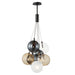 ET2 Burst Black LED 9 Light Pendant E25087-148BK - Pendants