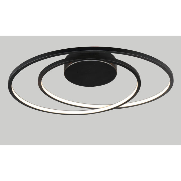 ET2 Cycle Black 1 Light LED Flushmount E21320-BK - Flushmounts