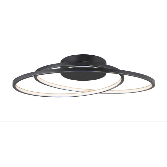 ET2 Cycle Black 1 Light LED Flushmount E21322-BK